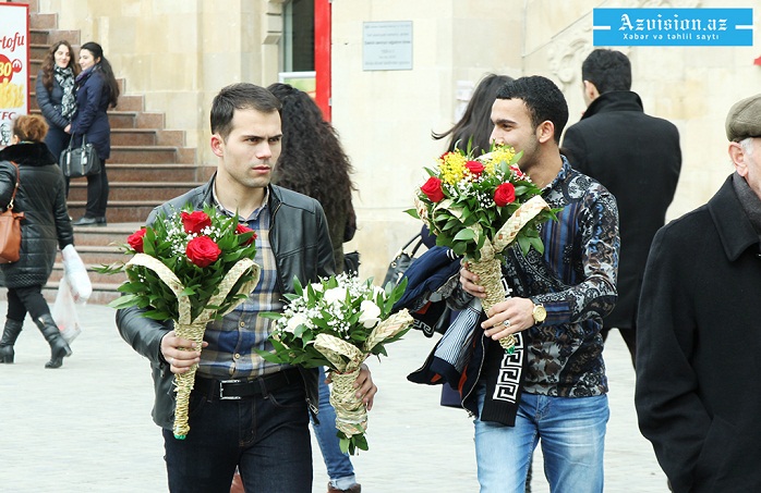 Bakının 8 Mart günü - FOTOSESSİYA